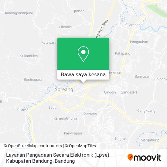 Peta Layanan Pengadaan Secara Elektronik (Lpse) Kabupaten Bandung