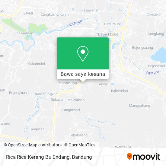 Peta Rica Rica Kerang Bu Endang