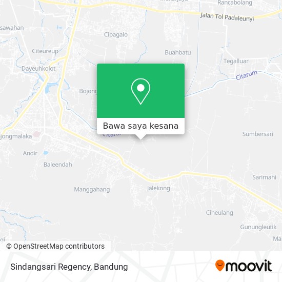 Peta Sindangsari Regency