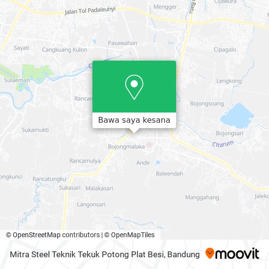 Peta Mitra Steel Teknik Tekuk Potong Plat Besi