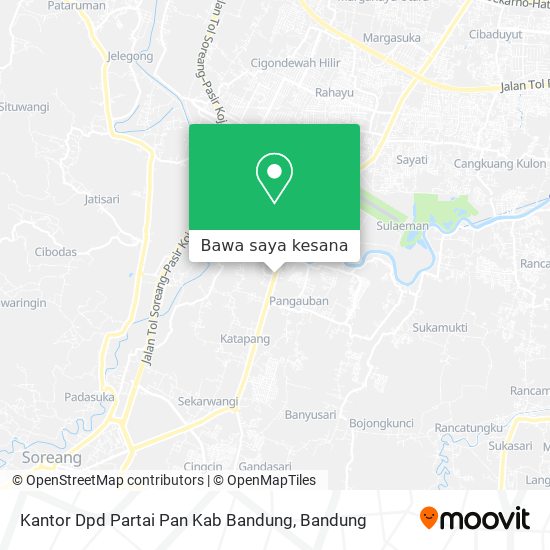 Peta Kantor Dpd Partai Pan Kab Bandung