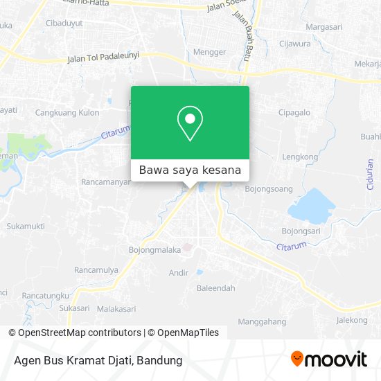 Peta Agen Bus Kramat Djati
