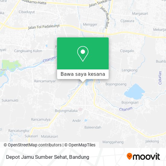 Peta Depot Jamu Sumber Sehat