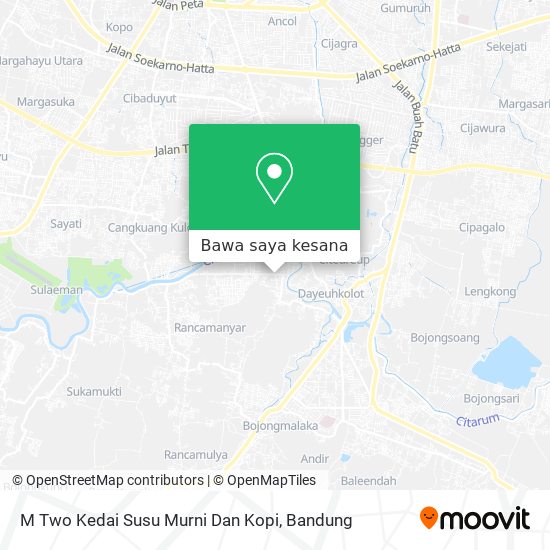 Peta M Two Kedai Susu Murni Dan Kopi