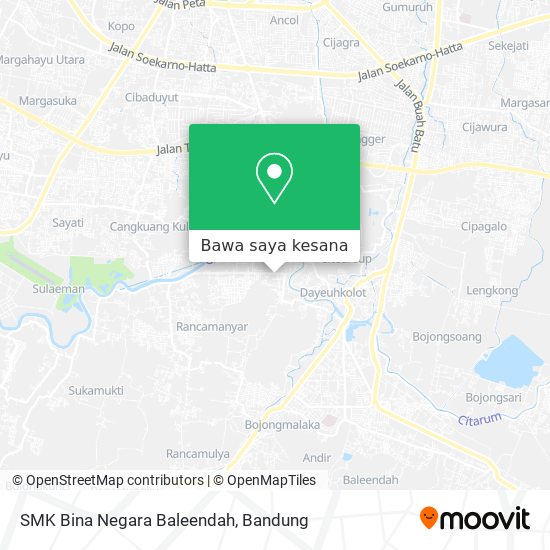 Peta SMK Bina Negara Baleendah