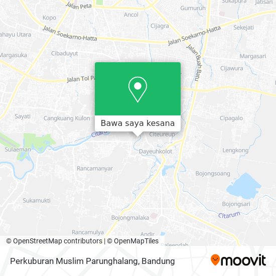Peta Perkuburan Muslim Parunghalang
