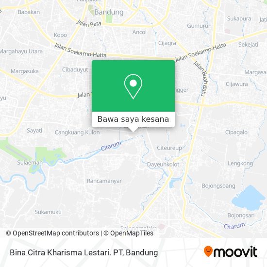 Peta Bina Citra Kharisma Lestari. PT