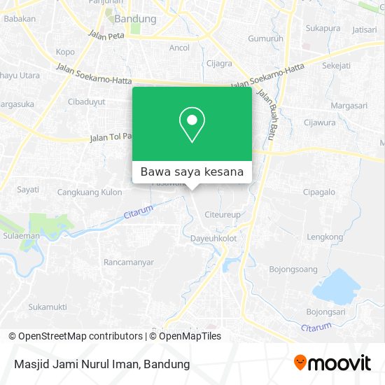 Peta Masjid Jami Nurul Iman