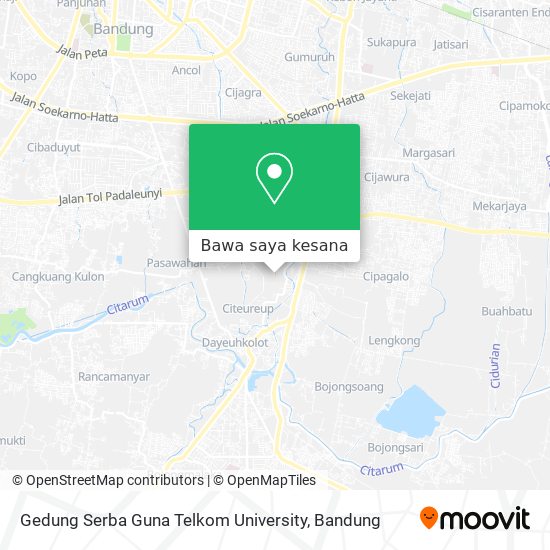 Peta Gedung Serba Guna Telkom University