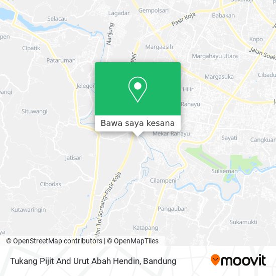 Peta Tukang Pijit And Urut Abah Hendin