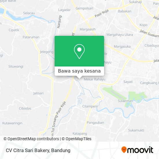 Peta CV Citra Sari Bakery