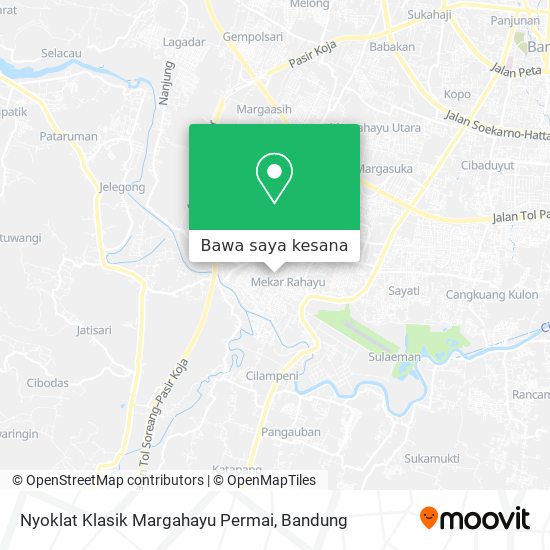 Peta Nyoklat Klasik Margahayu Permai
