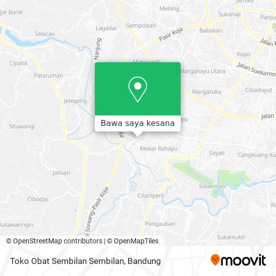 Peta Toko Obat Sembilan Sembilan