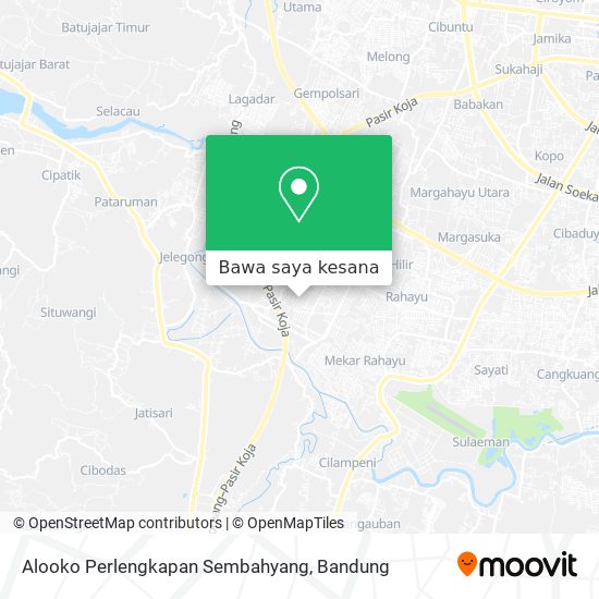Peta Alooko Perlengkapan Sembahyang