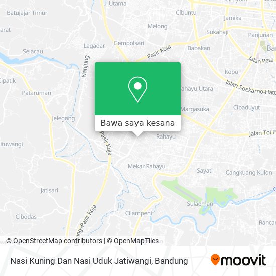 Peta Nasi Kuning Dan Nasi Uduk Jatiwangi