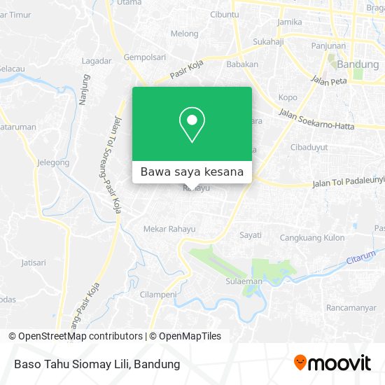 Peta Baso Tahu Siomay Lili