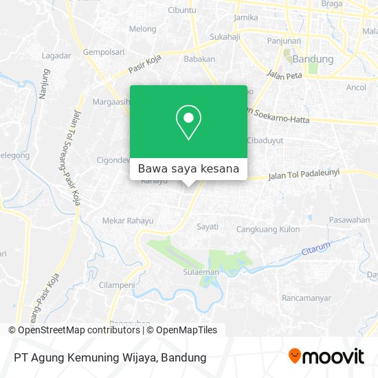 Peta PT Agung Kemuning Wijaya