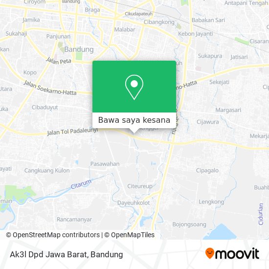 Peta Ak3l Dpd Jawa Barat