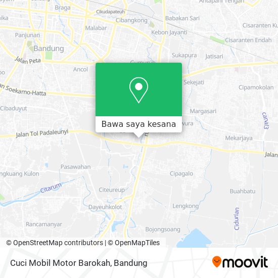 Peta Cuci Mobil Motor Barokah