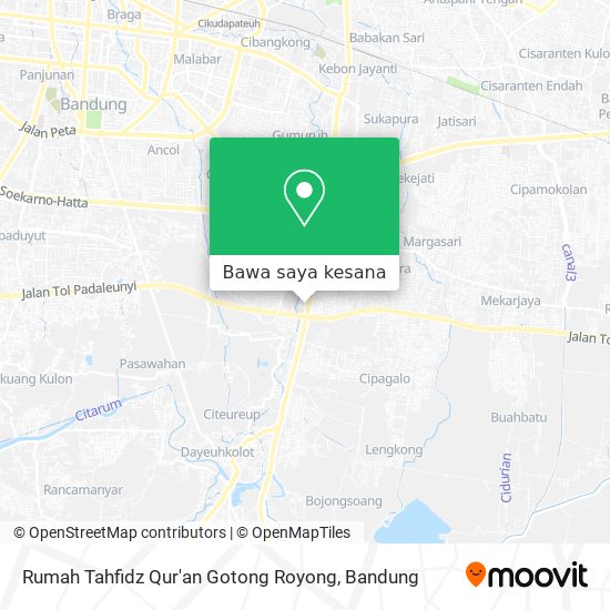 Peta Rumah Tahfidz Qur'an Gotong Royong