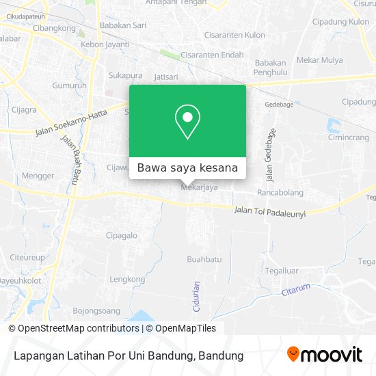 Peta Lapangan Latihan Por Uni Bandung
