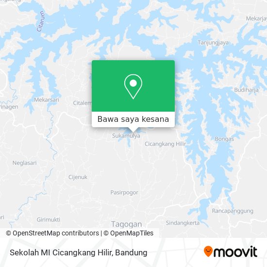 Peta Sekolah MI Cicangkang Hilir