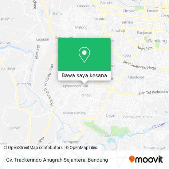 Peta Cv. Trackerindo Anugrah Sejahtera