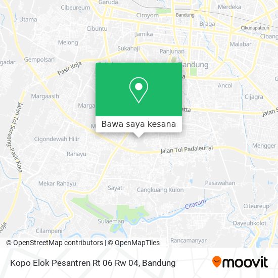 Peta Kopo Elok Pesantren Rt 06 Rw 04