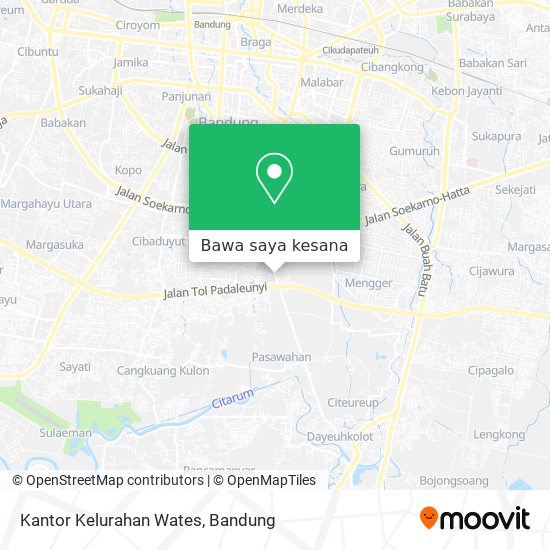 Peta Kantor Kelurahan Wates