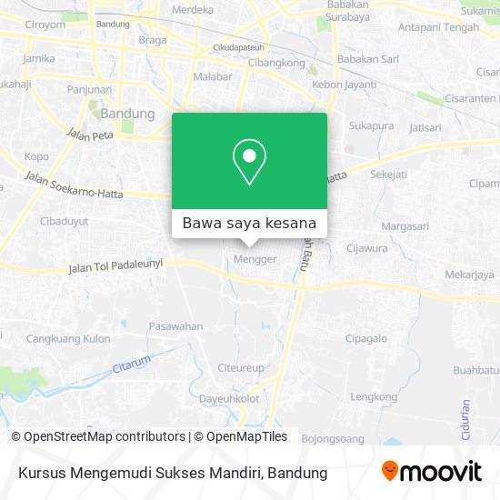 Peta Kursus Mengemudi Sukses Mandiri