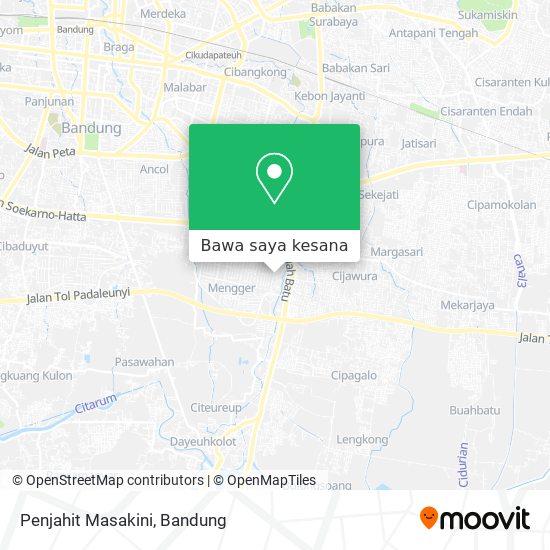 Peta Penjahit Masakini