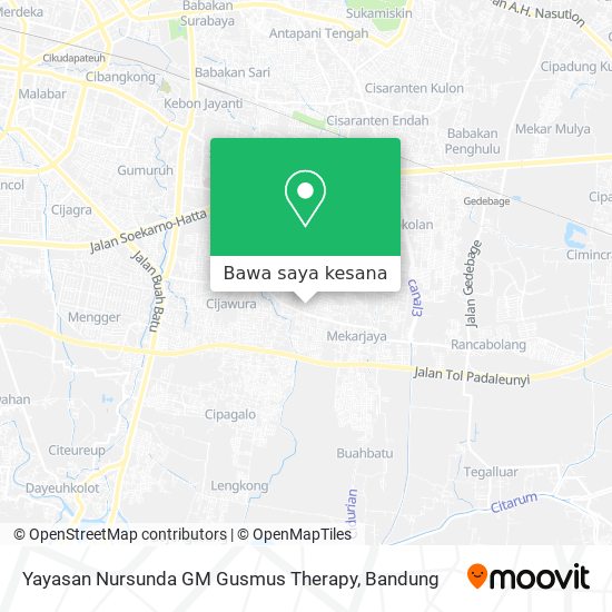 Peta Yayasan Nursunda GM Gusmus Therapy