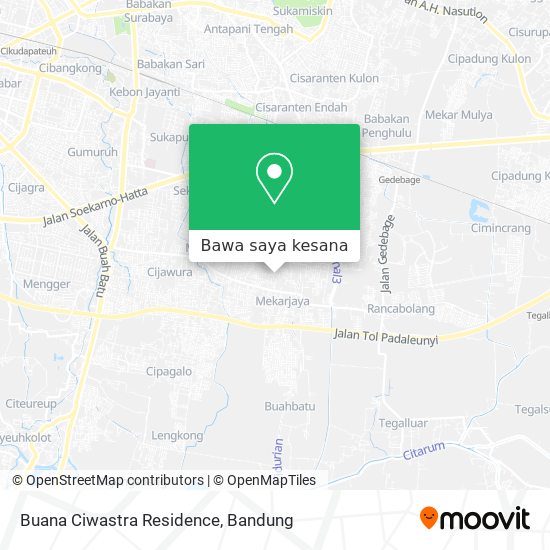 Peta Buana Ciwastra Residence