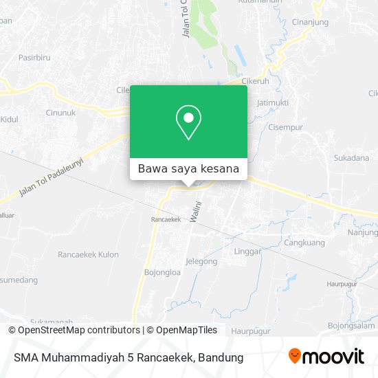 Peta SMA Muhammadiyah 5 Rancaekek