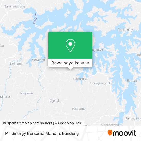 Peta PT Sinergy Bersama Mandiri