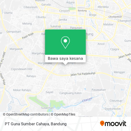 Peta PT Guna Sumber Cahaya