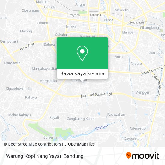Peta Warung Kopi Kang Yayat