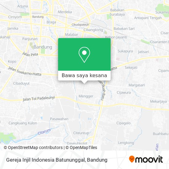 Peta Gereja Injil Indonesia Batununggal