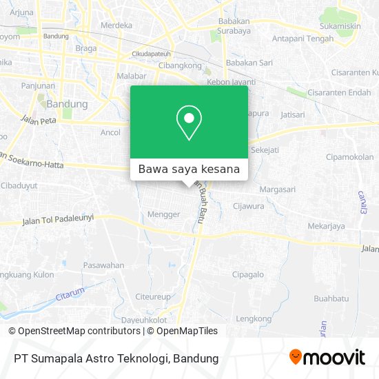 Peta PT Sumapala Astro Teknologi