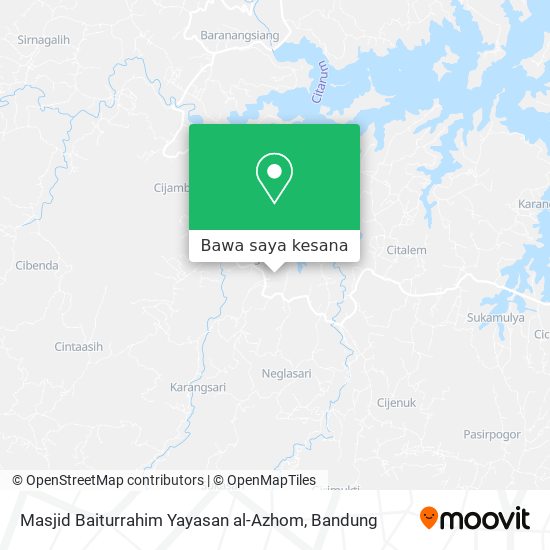 Peta Masjid Baiturrahim Yayasan al-Azhom