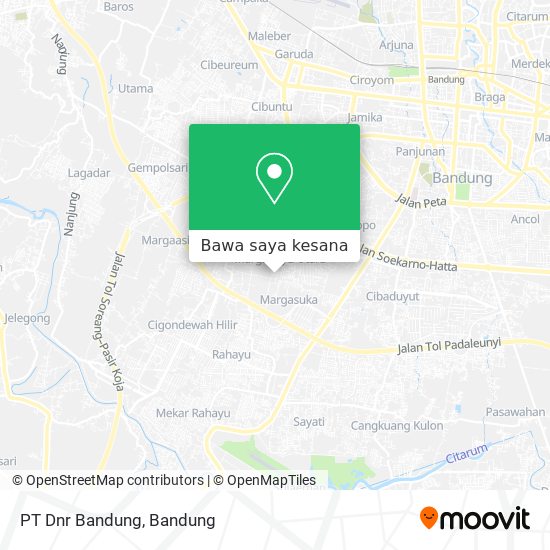 Peta PT Dnr Bandung