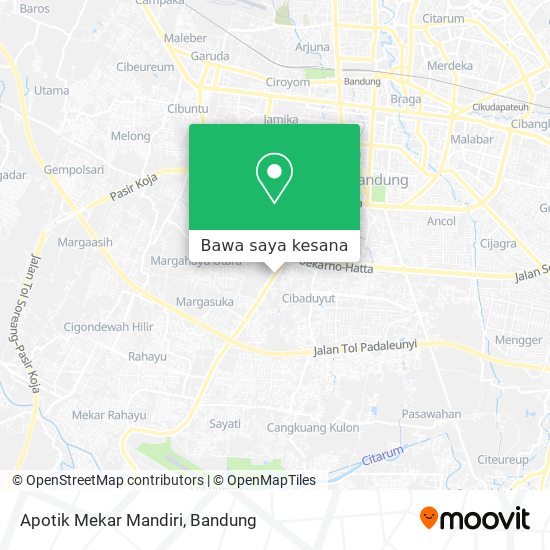 Peta Apotik Mekar Mandiri