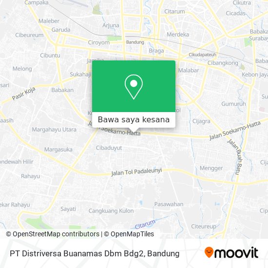 Peta PT Distriversa Buanamas Dbm Bdg2