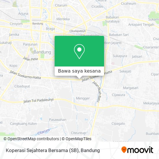 Peta Koperasi Sejahtera Bersama (SB)