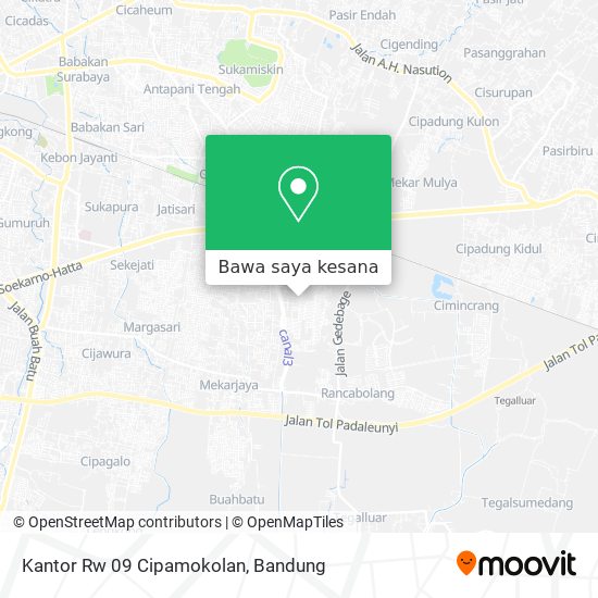 Peta Kantor Rw 09 Cipamokolan