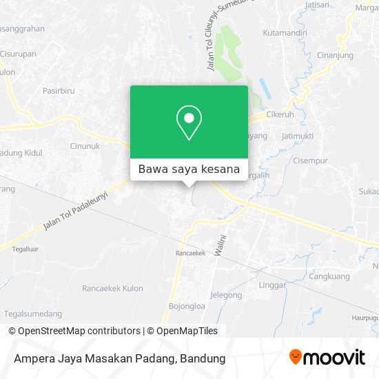 Peta Ampera Jaya Masakan Padang