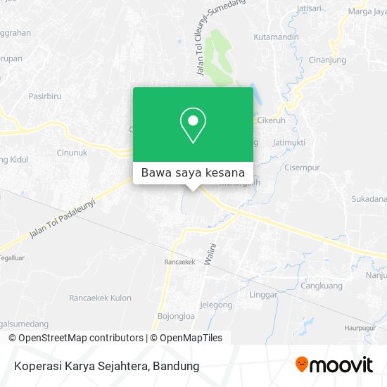 Peta Koperasi Karya Sejahtera