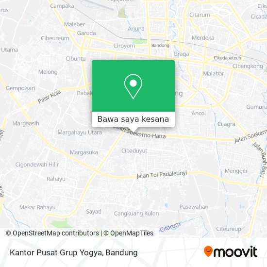 Peta Kantor Pusat Grup Yogya