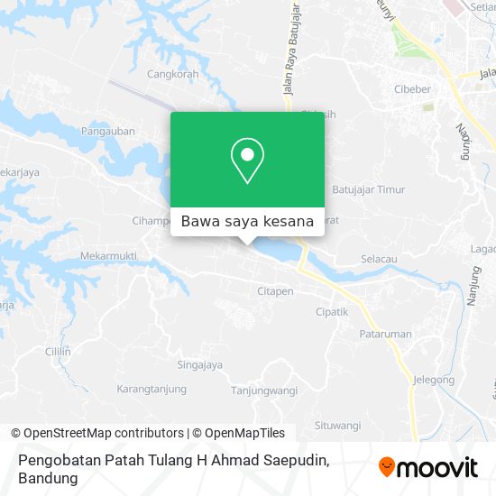 Peta Pengobatan Patah Tulang H Ahmad Saepudin
