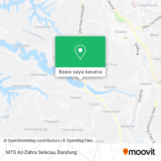Peta MTS Az-Zahra Selacau